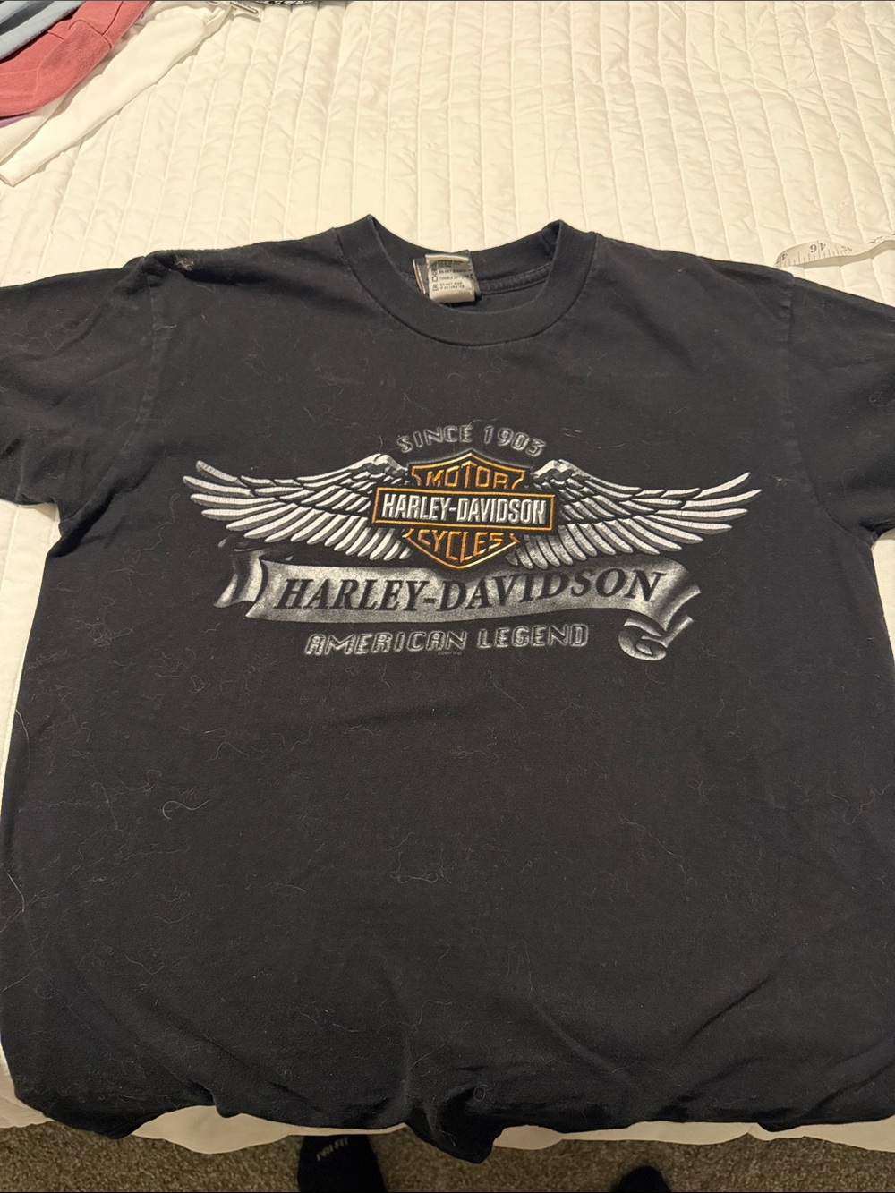 Harley Davidson, 2007 vintage T-shirt made in USA Ontario Canada